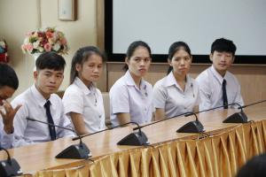 6. คณะกรรมการเหล่ากาชาด ตรวจเยี่ยมนักศึกษาทุนในพระราชานุเคราะห์ฯ