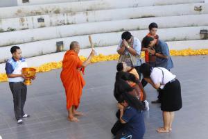 28. พิธีทำบุญกองพัฒนานักศึกษา SAC