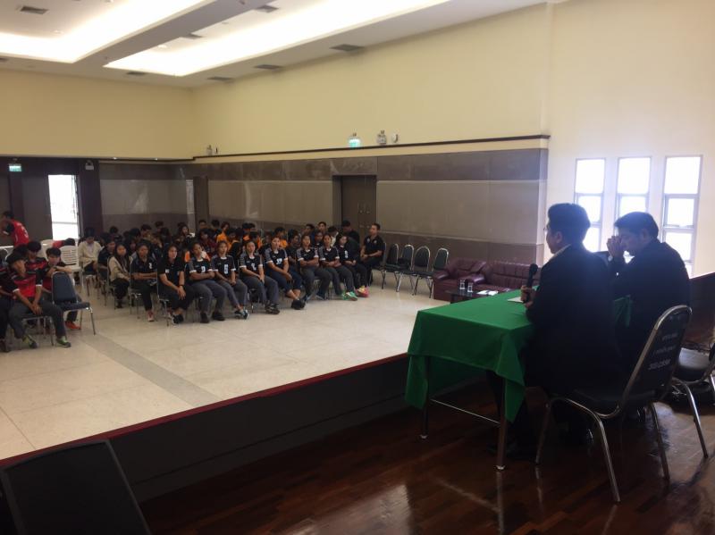 4. พิธีให้โอวาทนักกีฬามหาวิทยาลัยราชภัฏกำแพงเพชร