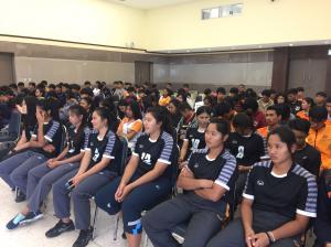 10. พิธีให้โอวาทนักกีฬามหาวิทยาลัยราชภัฏกำแพงเพชร