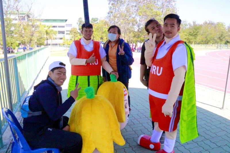 1. รับมอบธงประจำการแข่งขันกีฬามหาวิทยาลัยราชภัฏภาคเหนือ