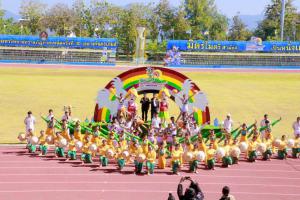 10. รับมอบธงประจำการแข่งขันกีฬามหาวิทยาลัยราชภัฏภาคเหนือ