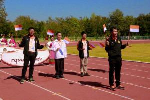 16. รับมอบธงประจำการแข่งขันกีฬามหาวิทยาลัยราชภัฏภาคเหนือ