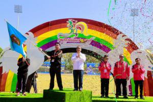 31. รับมอบธงประจำการแข่งขันกีฬามหาวิทยาลัยราชภัฏภาคเหนือ