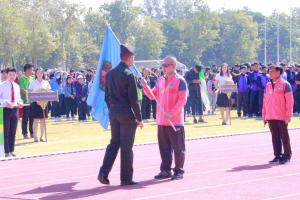 40. รับมอบธงประจำการแข่งขันกีฬามหาวิทยาลัยราชภัฏภาคเหนือ