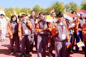 44. รับมอบธงประจำการแข่งขันกีฬามหาวิทยาลัยราชภัฏภาคเหนือ