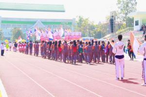 50. รับมอบธงประจำการแข่งขันกีฬามหาวิทยาลัยราชภัฏภาคเหนือ