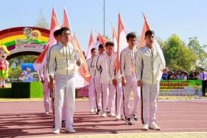 57. รับมอบธงประจำการแข่งขันกีฬามหาวิทยาลัยราชภัฏภาคเหนือ