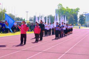 79. รับมอบธงประจำการแข่งขันกีฬามหาวิทยาลัยราชภัฏภาคเหนือ