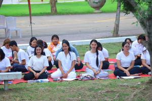 4. สวดมนต์มหามงคลถวายในหลวง ร.10 ที่ศาลาปฏิบัติธรรมริมน้ำ