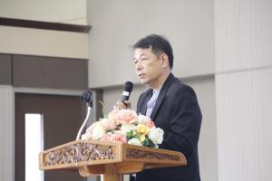 12. ให้โอวาทนักกีฬา เพื่อทำการแข่งขันกีฬามหาวิทยาลัยแห่งประเทศไทย ครั้งที่ 46 (รอบคัดเลือก)