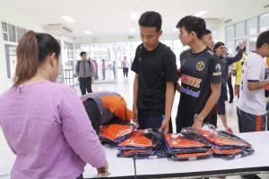 20. ให้โอวาทนักกีฬา เพื่อทำการแข่งขันกีฬามหาวิทยาลัยแห่งประเทศไทย ครั้งที่ 46 (รอบคัดเลือก)