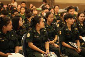 14. ปฐมนิเทศและรับรายงานตัวนักศึกษาวิชาทหาร ประจำปีการศึกษา 2562