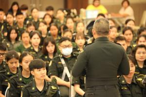 18. ปฐมนิเทศและรับรายงานตัวนักศึกษาวิชาทหาร ประจำปีการศึกษา 2562