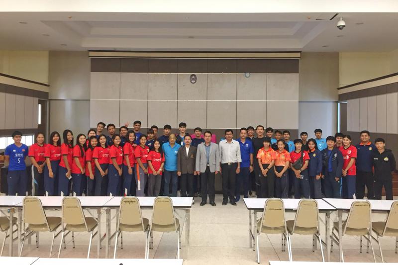 2. ให้โอวาทนักกีฬา ในการแข่งขันกีฬามหาวิทยาลัยแห่งประเทศไทยครั้งที่ 47 รอบคัดเลือกโซนภาคเหนือ