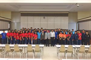 2. ให้โอวาทนักกีฬา ในการแข่งขันกีฬามหาวิทยาลัยแห่งประเทศไทยครั้งที่ 47 รอบคัดเลือกโซนภาคเหนือ