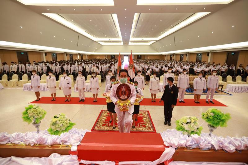 4. พิธีอัญเชิญตราพระราชลัญจกร มหาวิทยาลัยราชภัฏกำแพงเพชรและพิธีถวายสัตย์ปฏิญาณ  “คนของพระราชา ข้าของแผ่นดิน” ประจำปี 2563