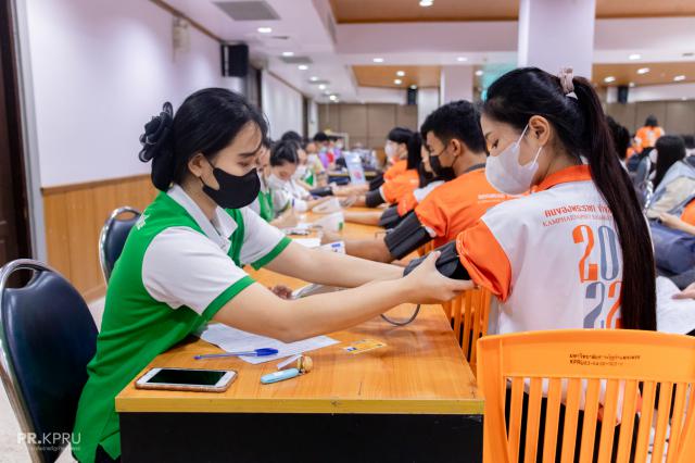 2. โครงการราชภัฏร่วมจิต บริจาคโลหิต ต่อชีวิตเพื่อนมนุษย์ ปีการศึกษา 2/2565