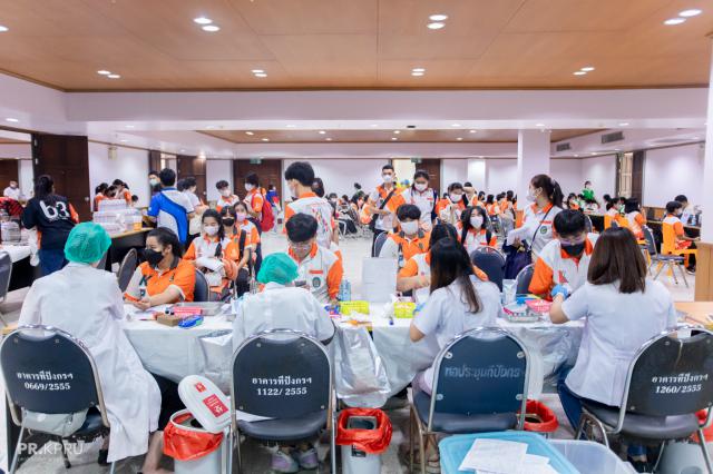 3. โครงการราชภัฏร่วมจิต บริจาคโลหิต ต่อชีวิตเพื่อนมนุษย์ ปีการศึกษา 2/2565