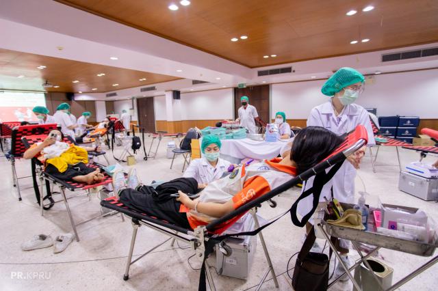 4. โครงการราชภัฏร่วมจิต บริจาคโลหิต ต่อชีวิตเพื่อนมนุษย์ ปีการศึกษา 2/2565