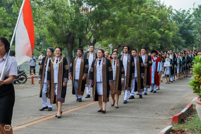 2. พิธีฝึกซ้อมรับพระราชทานปริญญาบัตร ประจำปีการศึกษา 2567